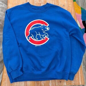 Chicago Bear Blue Crewneck Sweater, Medium Size Unisex